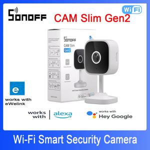 SONOFF CAM Slim Gen2 WiFi 스마트 홈 보안 카메라 1080P HD 모션 감지 양방향 오디오 eWeLink APP 지원 Alexa Google