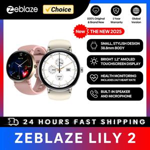 2025 Zeblaze Lily 2 음성 통화 여성 스마트워치, 1.2 인치 AMOLED 스크린 더블 스트랩, 건강 관리 스포츠 스마트 워치, 신제품