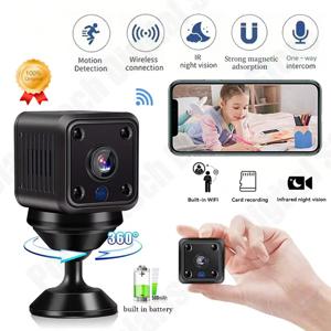 Xiaomi X6 미니 카메라 1080P HD WiFi 원격 모니터 아기 애완 동물 카메라 내장 배터리 야간 투시경 스마트 홈 보안 보호
