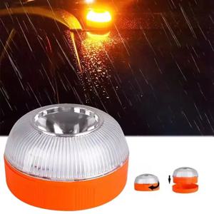 1PC Led 자동차 비상 조명 V16 깜박이는 빛 자기 유도 도로 사고 조명 휴대용 스트로브 경고등