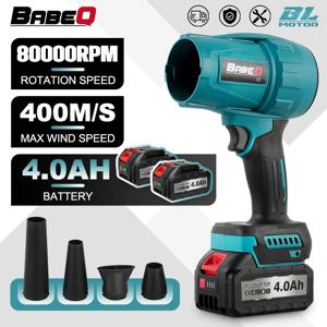 4000W 브러시리스 전기 터보 블로워 제트 팬 400M/S 800000RPM 마키타 18V 배터리 핀용 휴대용 송풍기 먼지 제거 도구
