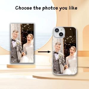 아이폰 16 15 14 13 12 11 Pro Max SE 2020 2022 X XS XR 7 8 Plus DIY 사진 맞춤형 초경량 하드 케이스 PC 백 커버