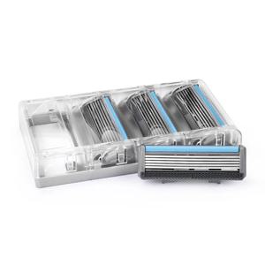 Qshave 블랙 스파이더맨 수동 면도기 독일 X5 블레이드(트리머 블레이드 포함), 4&8&16 카트리지 선택
