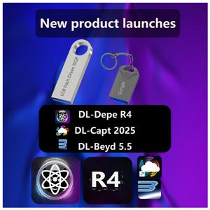 DL-Depe R4 D4 불꽃 분수 전체 모듈 및 영구적으로 유효한 DL-Capt 2025 동글 소프트웨어 USB