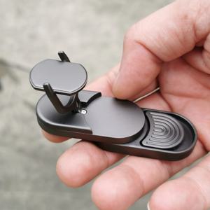 대상 푸시 슬라이더 Fidget 슬라이더 장난감 성인 금속 Fidget 장난감 손가락 푸시 스핀 동전 감압 장난감 EDC 햅틱 슬라이더 선물