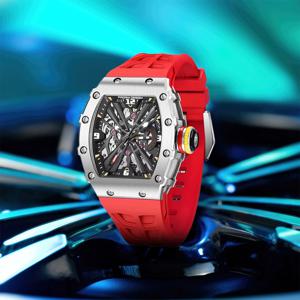 2024 PAGANI DESIGN 남성용 쿼츠 시계, 럭셔리 사파이어 유리, 5ATM 방수 스테인리스 스틸 시계, 42mm, 신제품