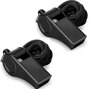 고품질 검은 휘파람 심판 게임 고삐 휘파람 야외 여행 하이킹 휘파람 농구 배구 게임에 적합