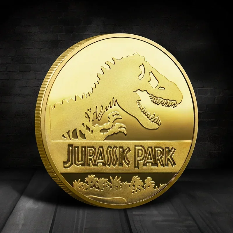 기념품 동전 복제 기념 동전 메달 배지 동전 쥬라기 공원 공룡 동전