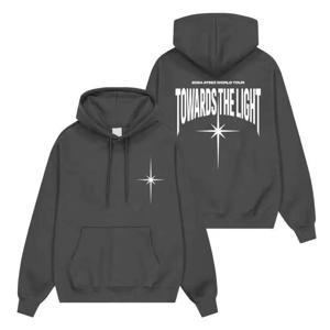 KPOP ATEEZ 2024 TOWARDS THE LIGHT WILL 여성 까마귀 디자인 보조 의류 같은 운동복 남여 streetwear 운동복 탑