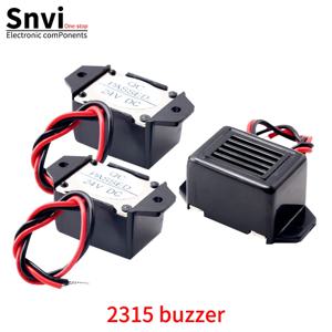 1pcs 알람 부저 2315 DC 3V 6V 9V 12V 24V 90dB 미니 전자 알람 부저 높은 데시벨 진동 알람 사운드 라인 길이 10cm