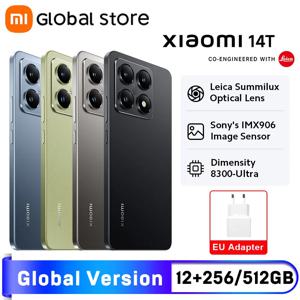 글로벌 버전 샤오미 14T 5G 스마트폰, MediaTek Dimensity 8300-Ultra CPU, 12GB RAM, 144Hz AI 디스플레이, 50MP, 67W HyperCharge NFC