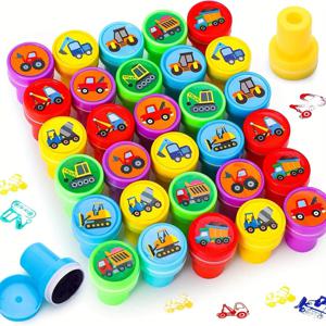 10/20/30개 건설 차량 스탬프 교실 보상 스탬프 건설 차량 스탬프 미니어처 스탬프 스크랩북 스탬프