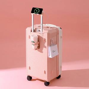 러기지 박스 범용 바퀴 두꺼운 트롤리 박스, 여행 상자, 남녀공용 트렁크 여행 가방, 지퍼 디자인, 22 인치, 26 인치, 28 인치, 30 인치, 32 인치