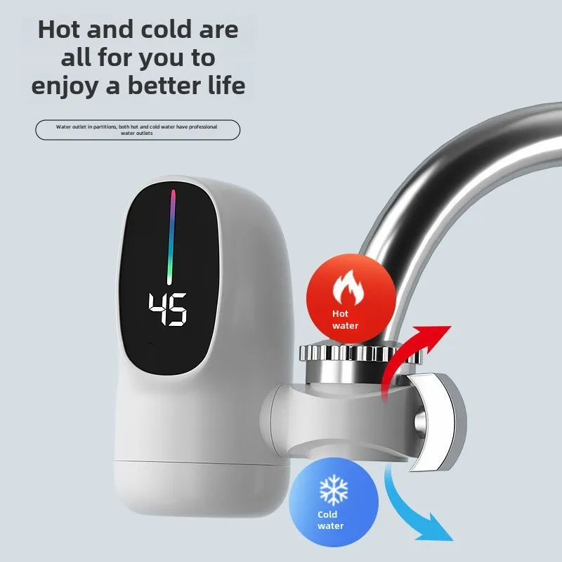 인스턴트 난방 수도꼭지 온수 탭 Tankless 온수기 전기 주방 수도꼭지 빠른 난방 온수기 탭 3000W