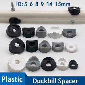 오리부리 개스킷 id5-15mm 검은색 플라스틱 원형 개스킷 마개 개스킷 방진 밀봉 덮개 구부린 개스킷 파이프 가구에 사용