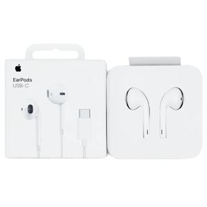 Apple EarPods iPhone 16 Pro Max 15 14 13 12 11 X XS XR 8 7 Plus용 Lightning USB-C 3.5mm 유선 이어버드가 포함된 기존 헤드폰