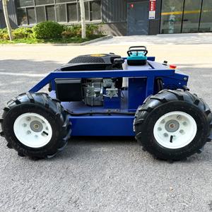 2025년형 맞춤형 신규 디자인 RC 로봇 잔디깎이, 원격 제어 잔디깎이 (농장 잡초 제거용)