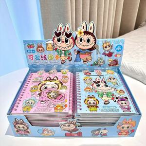 1/3/5 Pcs 만화 애니메이션 귀여운 토끼 인쇄 소책자 롤 도서 스티커 콤보 도서 학생 감압 Diy 소책자 재료 선물