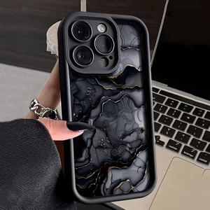 대리석 디자인 무광 휴대폰 케이스 (아이폰 16, 15, 14 Pro Max, 13, 12, 11, XS, X, XR, 7, 8 Plus, 16e) 충격 방지 소프트 실리콘 커버