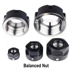 1pcs 정밀 밸런스드 콜릿 너트 A UM 유형 ER11 - ER32 스프링 수집 너트 CNC 밀링 조각 기계 용 클램핑