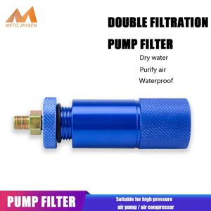 핸드 에어 펌프 필터 M10x1 면 성분 PCP 물-오일 분리기, 300bar 4500psi 여과 공기 정화 스레드