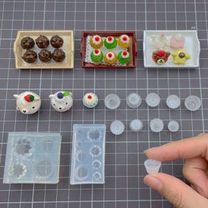 컵케익 홀더 모양 실리콘 몰드, 3D 미니 에폭시 수지 몰드, DIY 케이크 장식 캔디 몰드, 홈 베이킹, 공예 만들기