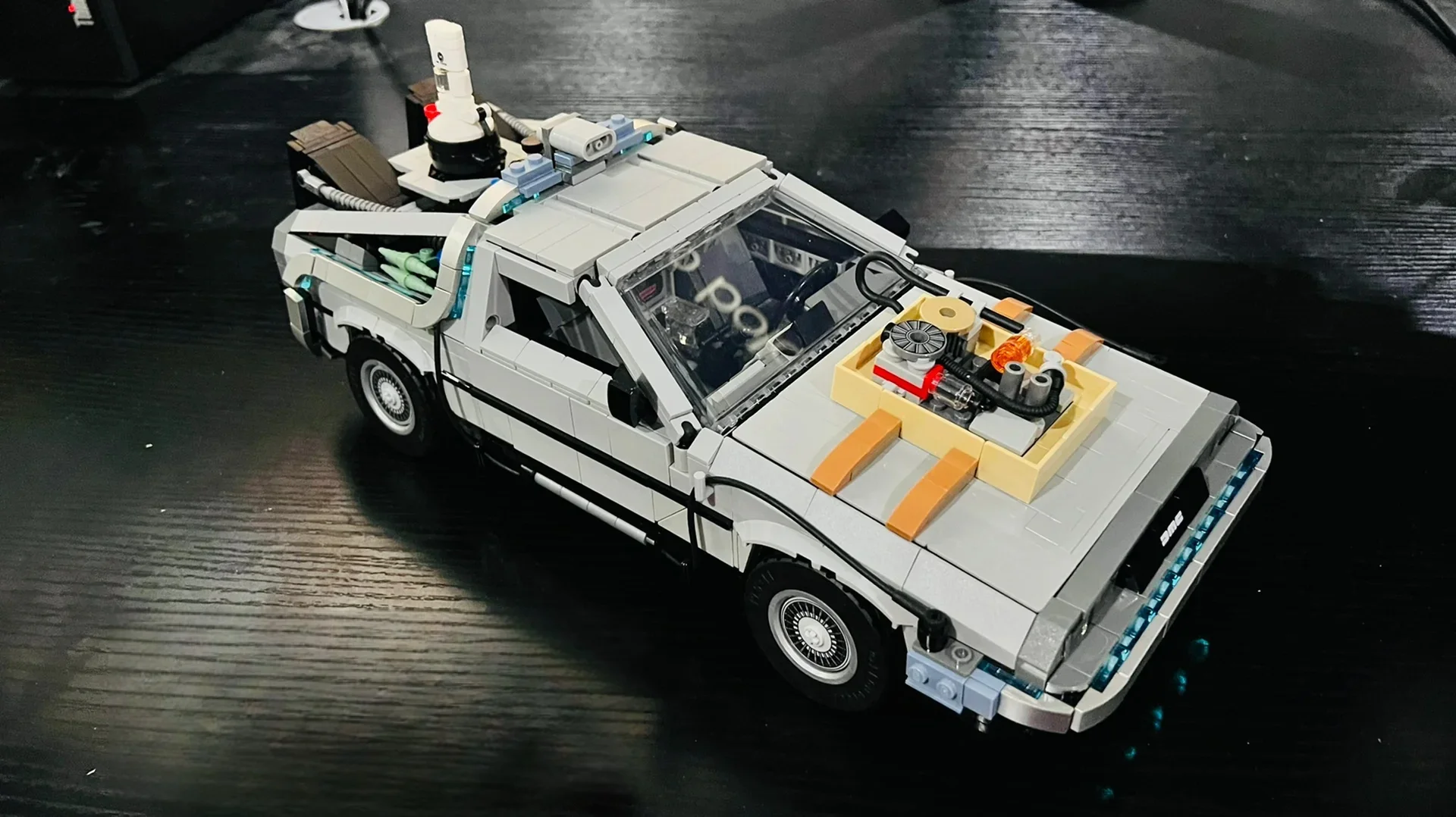 미래로 돌아 가기 타임 머신 DeLorean 모델 빌딩 블록 어린이 조립 장난감 소년의 선물