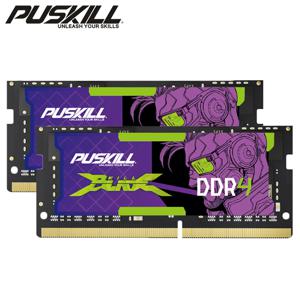 노트북 메모리 용 2PCS PUSKILL Memoria Ram DDR4 16GB 8GB 4GB 3200MHz 2666MHz 2400MHz 260pin Sodimm 노트북