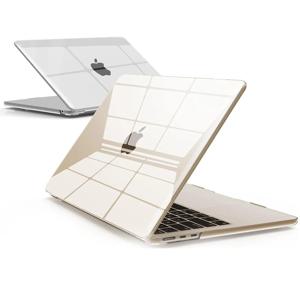 MacBook Air 13인치 케이스 M3 A3113 M2 A2681에 적합한 노트북 보호 케이스, Mac Air 13.6용 하드쉘 케이스, 크리스탈 클리어