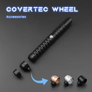 TXQSABER Covertec 휠 벨트 클립 어댑터 광선검 액세서리는 모든 TXQ-E 시리즈 힐트 벨트 클립 휠 알루미늄에 적합합니다.