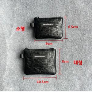 정품 가죽 미니 지퍼 동전 지갑 pro 이어폰 가방 카드 홀더 동전 보관 가방 기능성 소형 보관 가방
