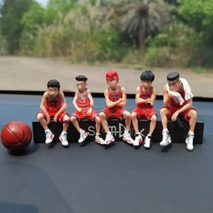 자동차 전화 번호판 인테리어 애니메이션 장식 SLAM DUNK Hanamichi Sakuragi 액션 피규어 장식 자동차 액세서리 선물