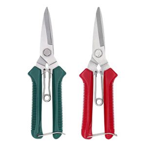 190mm 스트레이트 헤드 가지 치기 가위 미끄럼 방지 핸들 스테인레스 스틸 Outils Manuels 가정용 분재 정원 가위 가지 치기 전단