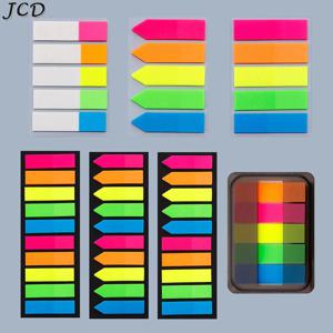 JCD 100 200 매 스티커 메모 메모 패드 노트 색인 투명 포스트 스티커 북마크 메모장 학교 사무용품