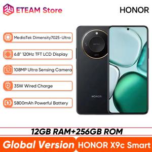 글로벌 버전 HONOR X9c 스마트 디멘션 7025 울트라 6.8 인치 120Hz LCD 디스플레이, 108MP 울트라 카메라, 5800mAh 배터리, 35W 슈퍼차저