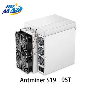 Antminer S19 95T 비트코인 ​​광부 광부 블록체인 비트코인 ​​채굴기 Bitmain BTC 광부 Antminer S17보다 하이 프로파일 재고 있음