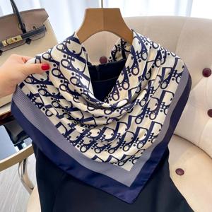 1 Pcs 90cm 숙녀 '실크 스카프 빈티지 유행 다목적 인쇄 실크 봄 헤어 밴드 Hijab Sunsceen Neckerchief 목도리 랩