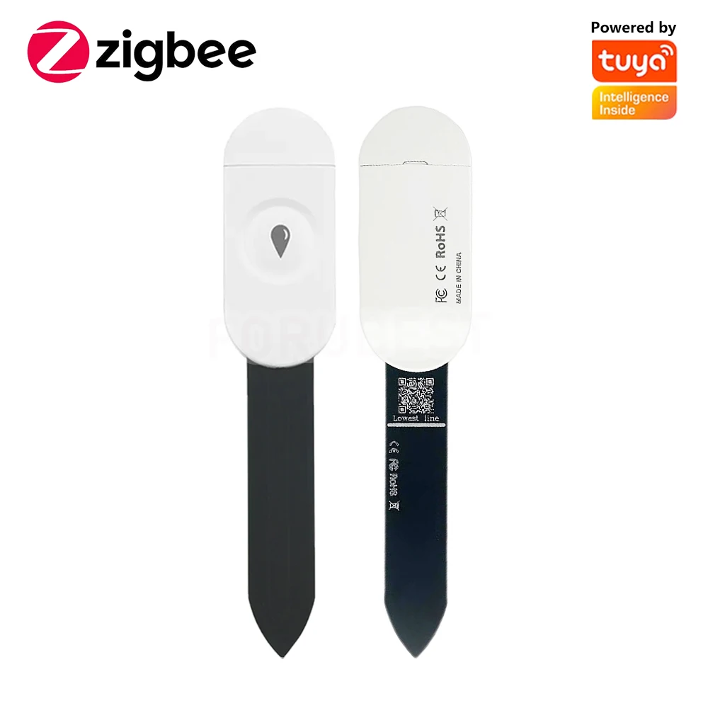 Tuya Zigbee 온도 습도 수분 감지기 스마트 토양 테스터 수분 센서 전화 App 홈 가든 용 실시간 모니터