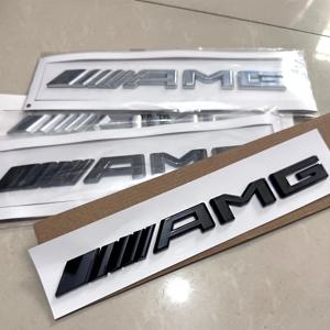 1pcs 3D 자동차 뒷 트렁크 엠 블 럼 데칼 편지 스티커 메르세데스 벤츠 AMG A B C E G CLA W211 W203 W204 W210 W124 액세서리