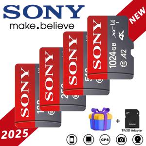 소니 마이크로 SD 카드 1 테라바이트 512GB 고속 C10 U3 메모리 카드 V30 드론 카메라 마이크로 SD 256GB 128GB TF 메모리 플래시 카드