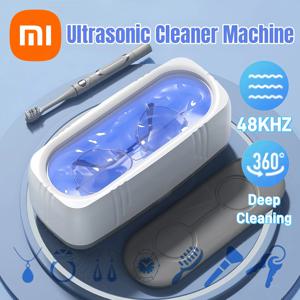 Xiaomi 48KHz 초음파 클리너 USB 쥬얼리 안경 클리너 블루 라이트 휴대용 자동 안경 반지 귀걸이 살균기
