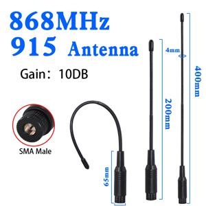 Nb-iot 소프트 안테나 915mhz/900/840/868/902-928 UAV 미터 판독 모듈 무 지향성 고 이득 유연한 안테나 SMA 소프트 채찍