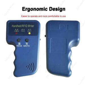 휴대용 125KHz RFID 복사기 카드 판독기 EM4100 복사기 작가 비디오 프로그래머 T5577 재기록 가능한 ID Keyfobs EM4305 태그 카드