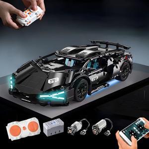 기술 레이싱 스포츠카 모델 빌딩 블록 기술 성인 1:14 DIY Supercar 벽돌 퍼즐 장난감 어린이 성인 선물(1280+과립)