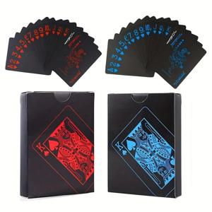 방수 PVC Illusionist 포커 카드 - 내구성이 뛰어나고 미학적으로 향상된 디자인 - 게임 나이트, 카지노 파티 및 가족에게 적합