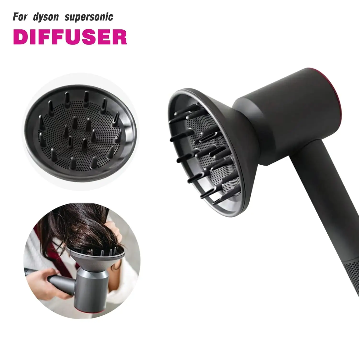 초음속 헤어 드라이어 교체 IL/RT6-14354-HD01 Universal Stereotype Hair He 용 초음속 헤어 드라이어 디퓨저에 적합
