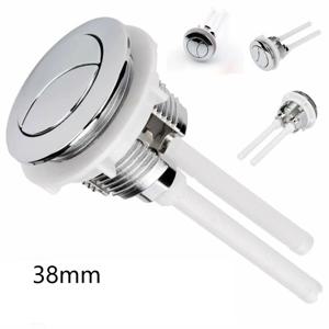 38mm 범용 듀얼 플러시 화장실 물 탱크 버튼 라운드 밸브 푸시 버튼 플러시 변기 물 탱크 밸브 욕실 부품