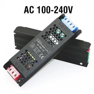 정전압 전원 공급 장치 LED 스트립 DC 12V/24V 조명 변압기용 48W 60W 100W 150W 200W 300W 400W 얇은 드라이버