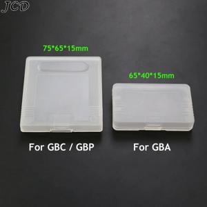 JCD 10pcs 게임 보이 컬러 GBC GBA GBP 게임 카드 용 플라스틱 게임 카트리지 카드 케이스 방진 투명 보호 상자