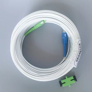 SC/APC-SC/UPC 광섬유 드롭 연장 케이블 10-40미터 단일 코어 단일 모드 단순 FTTH 실내 드롭 케이블 패치 코드